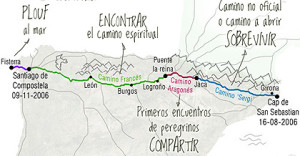 mapa420 2 300x156 Camino de Santiago